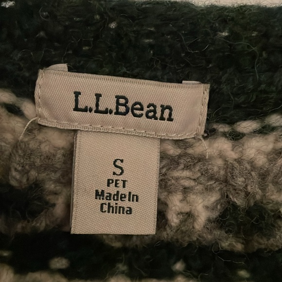 LL Bean Fairaisle lambswool sweater - Picture 3 of 4